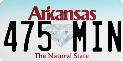 AR license plate 475MIN