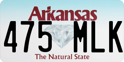 AR license plate 475MLK