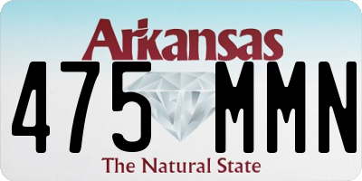 AR license plate 475MMN