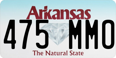 AR license plate 475MMO