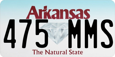 AR license plate 475MMS