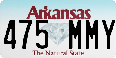AR license plate 475MMY