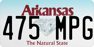 AR license plate 475MPG