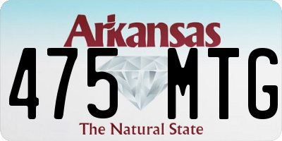 AR license plate 475MTG