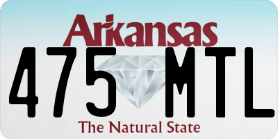 AR license plate 475MTL