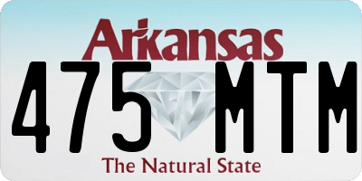 AR license plate 475MTM