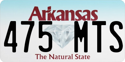 AR license plate 475MTS