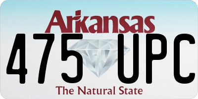 AR license plate 475UPC