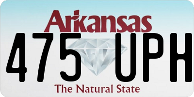 AR license plate 475UPH