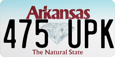 AR license plate 475UPK