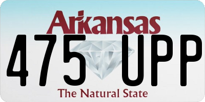 AR license plate 475UPP