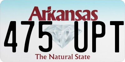 AR license plate 475UPT