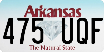 AR license plate 475UQF
