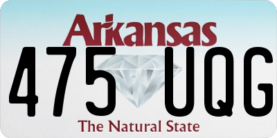 AR license plate 475UQG