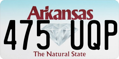 AR license plate 475UQP