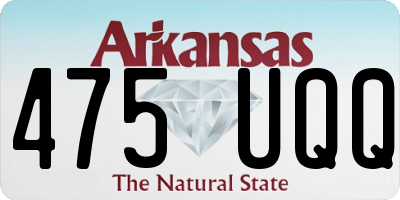 AR license plate 475UQQ