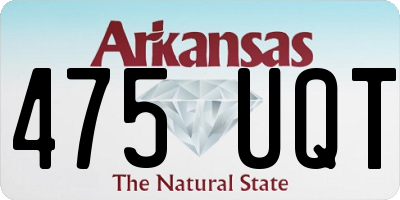 AR license plate 475UQT