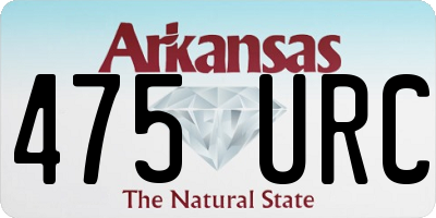AR license plate 475URC