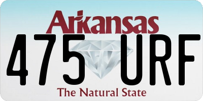 AR license plate 475URF