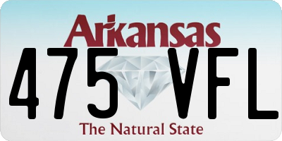 AR license plate 475VFL