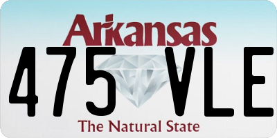 AR license plate 475VLE
