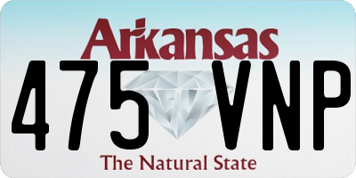 AR license plate 475VNP