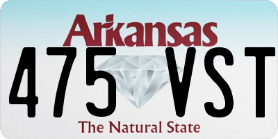 AR license plate 475VST