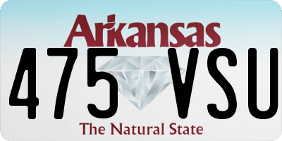 AR license plate 475VSU