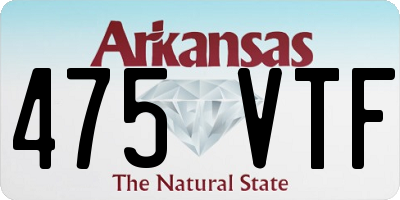 AR license plate 475VTF