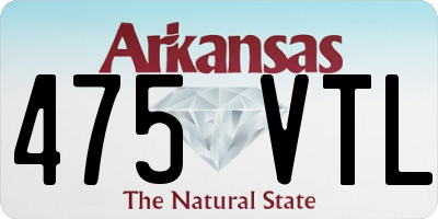 AR license plate 475VTL