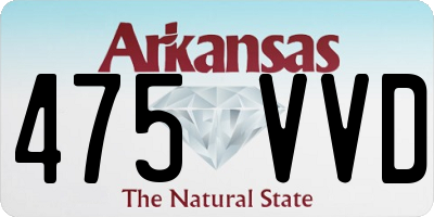 AR license plate 475VVD