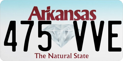 AR license plate 475VVE