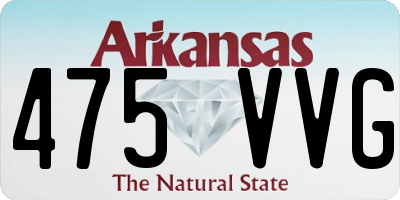 AR license plate 475VVG