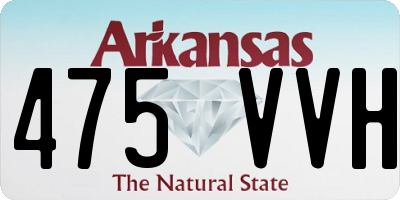 AR license plate 475VVH