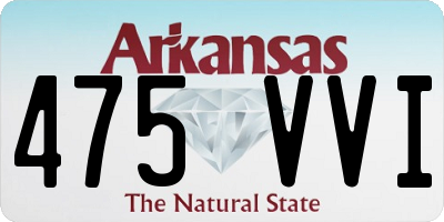AR license plate 475VVI