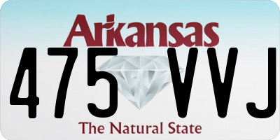 AR license plate 475VVJ