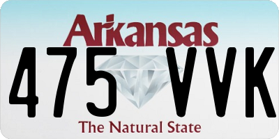 AR license plate 475VVK
