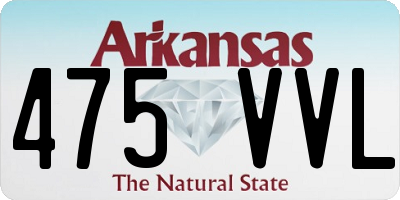 AR license plate 475VVL