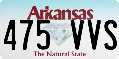 AR license plate 475VVS