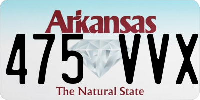 AR license plate 475VVX