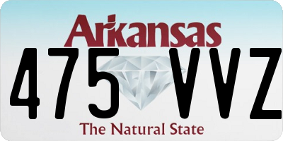 AR license plate 475VVZ