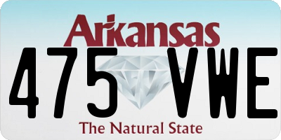 AR license plate 475VWE