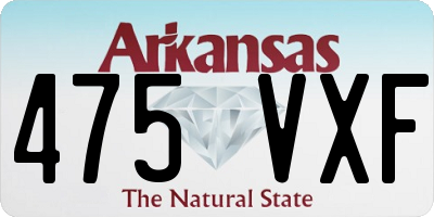 AR license plate 475VXF