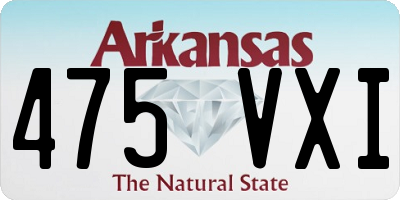AR license plate 475VXI