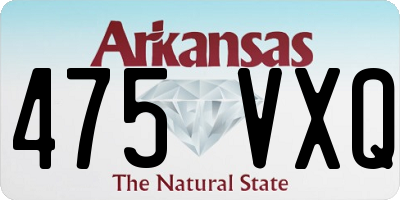 AR license plate 475VXQ