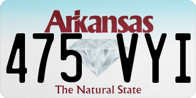 AR license plate 475VYI