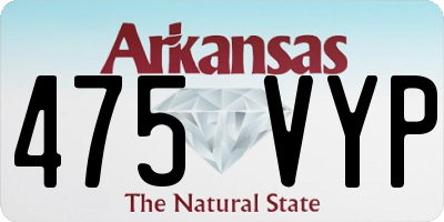 AR license plate 475VYP