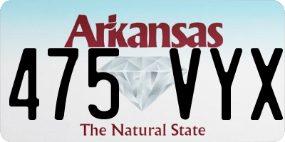 AR license plate 475VYX