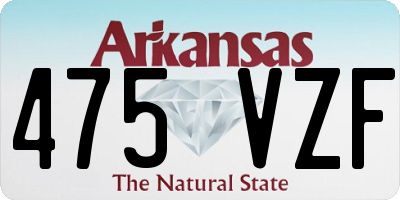 AR license plate 475VZF