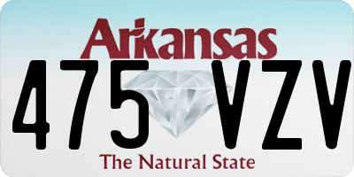 AR license plate 475VZV